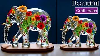 Costly Looking Fake Glass Home Decor  DIY  Plastic Bottle Craft Ideas  