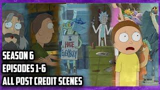 Rick & Morty Season 6 Episodes 1-6 All Post Credit Scenes HD