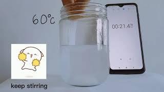 Experiment  Solubility of salt in different temperatures of water