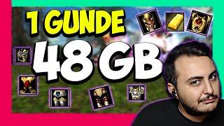 1 GÜNDE 48 GB KASTIK CZNİN EN İYİ FARM SLOTU Knight Online Booro Farm