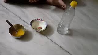 Testing that vinegar is a acid or base using turmeric powder