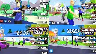 Dude Theft Wars All Version and Details Comparison