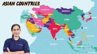 Discover the Geography of Asia Exploring Asian Countries and Their Map #geography #asiancountries