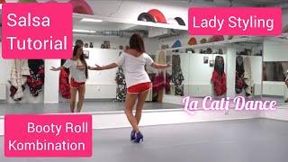 SALSA Booty Roll - Tutorial️ La Cati Dance #dance #tutorial #salsa #tanzen #ladystyle #fun #lacati