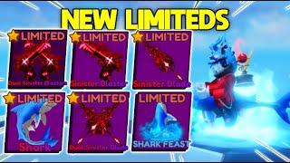 NEW SINISTER PACK + SHARK SHOWCASE In Roblox Blade Ball