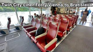 Twin City Liner Ferry Vienna to Bratislava