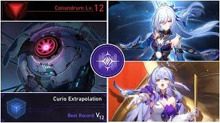 Gold and Gears Lv. 12 Full Run - Jingliu x Robin & Erudition PathCurio Extrapolation Dice