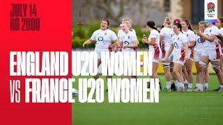 LIVE  England U20 Women v France U20 Women  Six Nations Summer Series  Italy