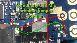 Symphony L42 Mic Problem Jumper Solution