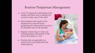 Postpartum Care - CRASH Medical Review Series