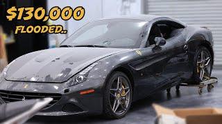 Rebuilding A Flooded 2016 Ferrari California T 