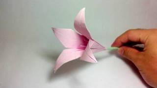 Origami Flower - Lily 100th video