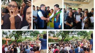 Rahul Gandhi visits Lamka Kuki-Zo Land todayZalengam welcomes Rahul Gandhi