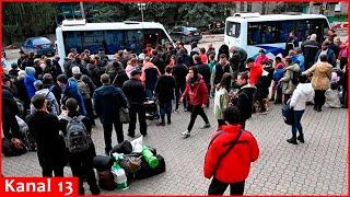 Russians start fleeing Crimea Sevastopol on the eve of difficult events