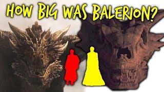 HOW BIG WAS BALERION THE BLACK DREAD? Game Of Thrones Drogon vs Balerion Explained