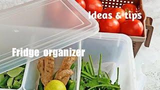 Fridge organizer  Fridge storage box container  Ideas & tips