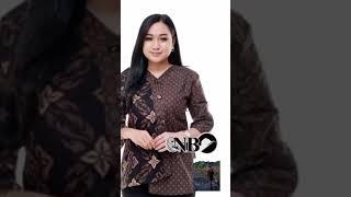 Atasan Batik Wanita Lengan Panjang Terbaru #batikkeren #batikpekalongan #batikwanita