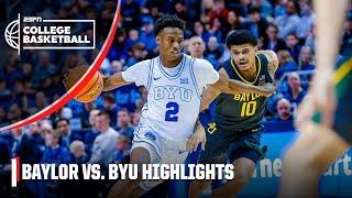 TOP 25 UPSET  Baylor Bears vs. BYU Cougars  Full Game Highlights  ESPN College Basketball