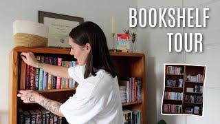 Bookshelf tour + counting every book on my physical TBR  vlogmas day 2