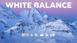 How I set White Balance for PERFECT Landscape colors