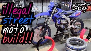 2021 YAMAHA WR250F - We turned this wild enduro into a SUPERMOTO