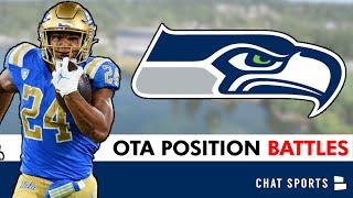 Seahawks OTAs Position Battles Ft. Zach Charbonnet Jaxon Smith-Njigba Olu Oluwatimi & Mike Jackson