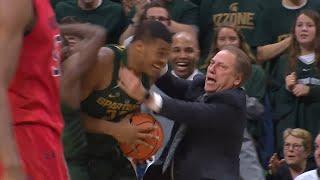 Spartans Dive Out of Bounds with Xavier Tillman vs. Maryland