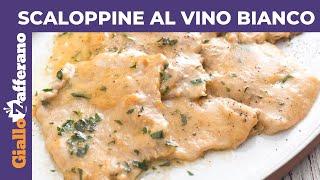 SCALOPPINE AL VINO BIANCO E PREZZEMOLO Secondo piatto facile e veloce