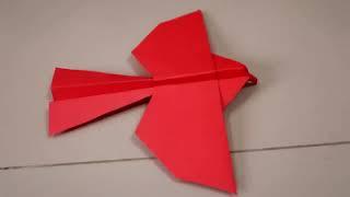 Learn How To Make A Cool Flying Paper Eagle Airplane In 2019 With Origami