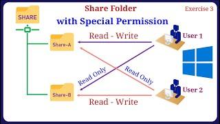 How to Share Folders with Special Permission in Windows  Exercise 3