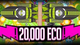 Bloons TD Battles  LATEST GAME EVER  20000 ECO ROUND 109 PART 1