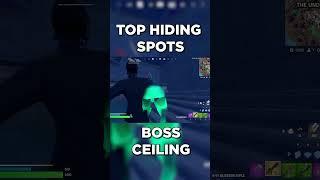 TOP HIDING SPOTS #Fortnite #fortniteranked ite