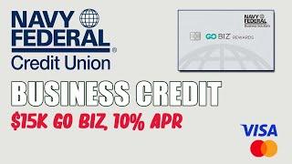 NFCU Business Credit Guide $15k Go Biz Rewards