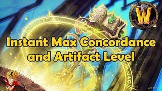 Instant Max Concordance and Artifact Level - Bite Sized WoW News