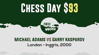 Michael Adams vs Garry Kasparov  London - Inggris 2000