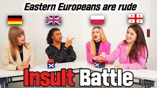 Eastern and Western European Insult Each Other Mean Comments l Germany UK vs Poland Georgia