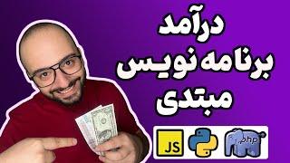 درآمد برنامه نویس مبتدی چقدره؟