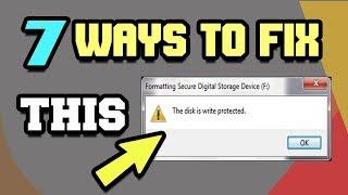 7 Ways to Remove Write Protection from Pen Drive or SD Card  Tech Zaada