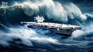 Why MONSTER WAVES Cant Sink US Navys LARGEST Aircraft Carriers