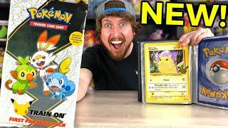 New Pokemon First Partner Pack Galar Opening *JUMBO CARDS* To Build My Oversized Binder Collection