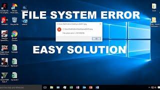 Cant open imagesVideos FILE SYSTEM ERROR Easy solution.