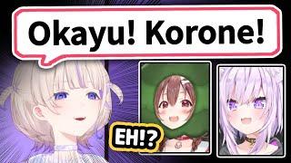 Hajime Calls Out Korone and Okayu During Stream And Their Reaction Is PRICELESS【Hololive】