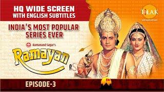 Ramayan EP 3 - अनुशासन में रहकर शिक्षा ग्रहण की  HQ WIDE SCREEN  English Subtitles