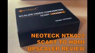 Neoteck NTK022 SCART to HDMI converter  upscaler review with Atari XLXE and Dragon 32 computers