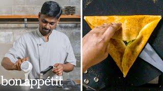 How an Indian Master Chef Makes Dosas Idli & More  Handcrafted  Bon Appétit