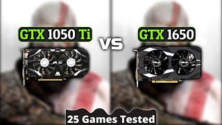 GTX 1650 vs GTX 1050 Ti  Test In 25 Games