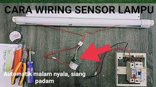 Cara wiring sensor lampu automatik onoff malam nyala siang padam