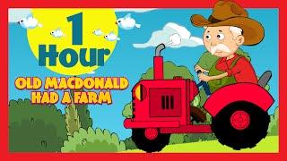 Old McDonald had a Farm 1 Hour  English Poems Collection For Children