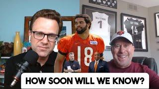 How quickly will we know about Caleb Williams? Bears new stadium ends up where? A convo w Silvy