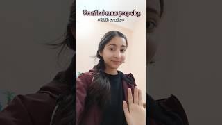 Chemistry practical exam ‍ 12th grader vlog#boards2024 #youtubeshorts #practicalexam